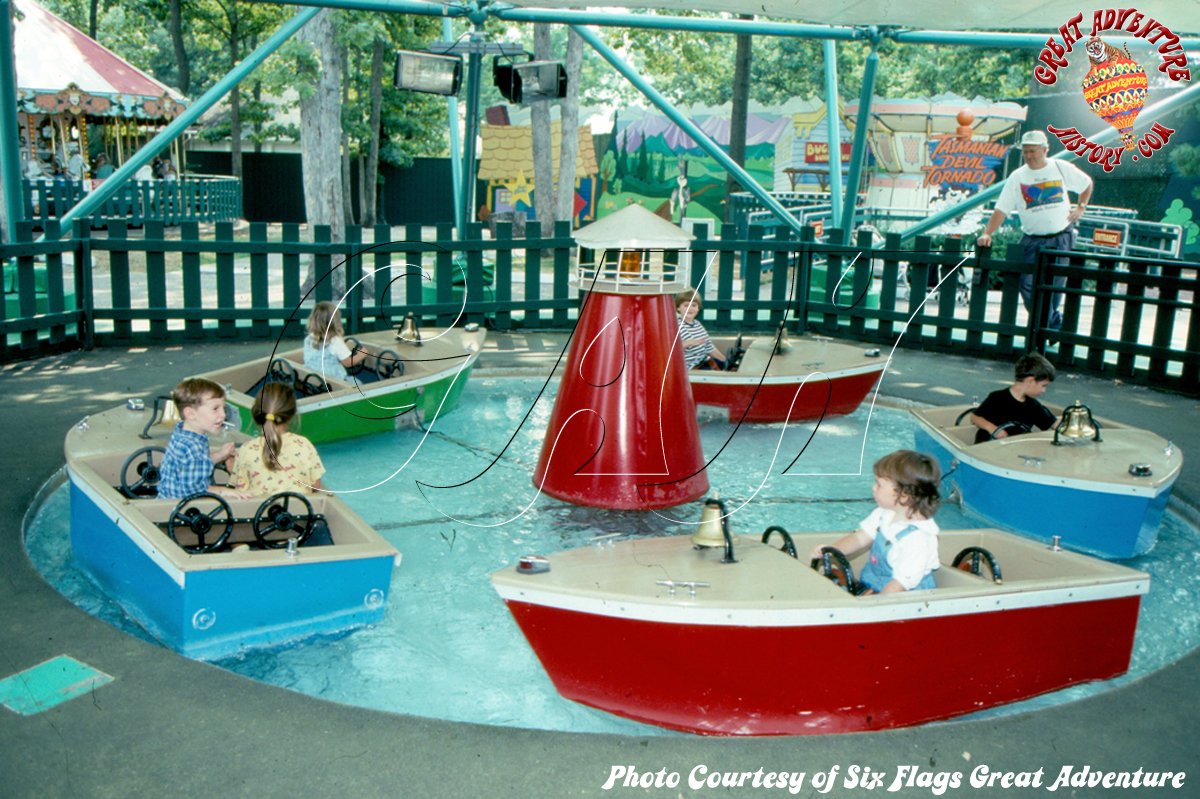 Roundabout Boats At Six Flags Great Adventure